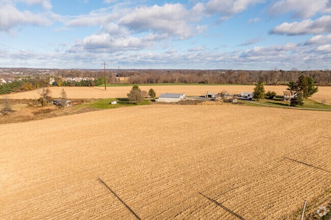 New London Township’s countryside is defined by wide-open farmland and peaceful views.