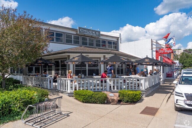 Chuck's Lakeshore Inn is a popular eatery near the water.