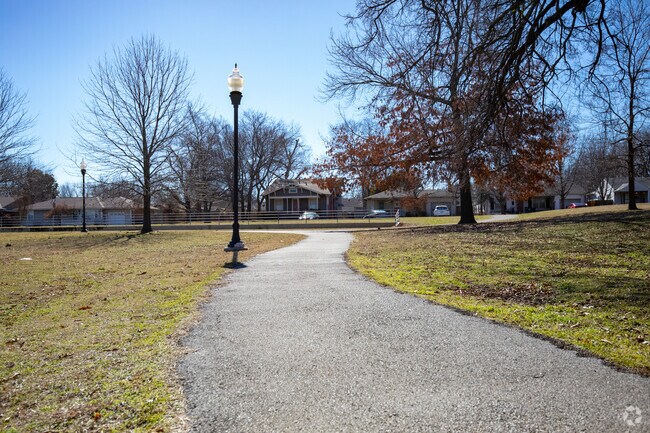 There are many walking trails throughout Turner Park.