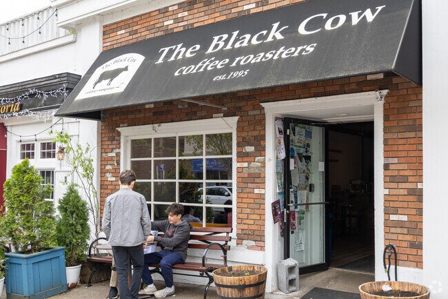 The Black Cow is a charming coffee shop with a welcoming atmosphere.