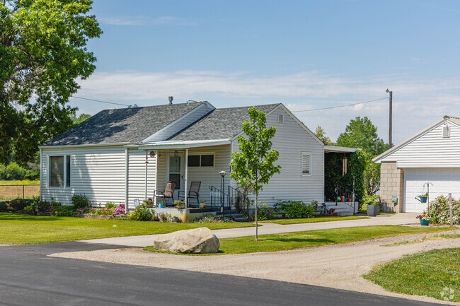 Modest homes with garages and greenery are commonplace along South Central Billings' streets.