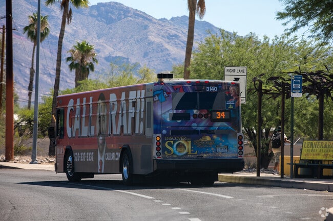 Bus stops can be found frequently in Limberlost.
