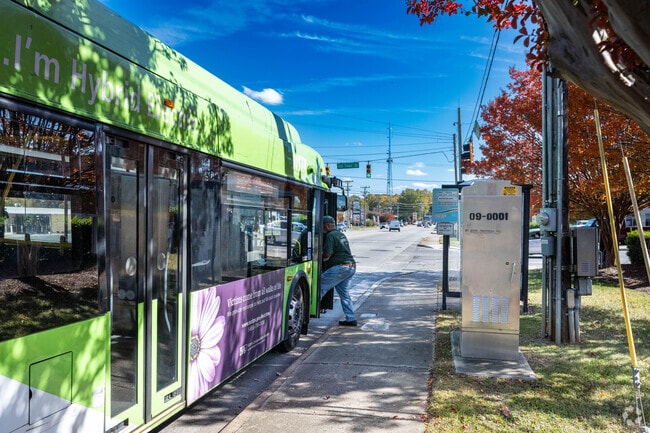 There are many bus stops in Windsor Estates that make it easy to get around in Winston-Salem, NC