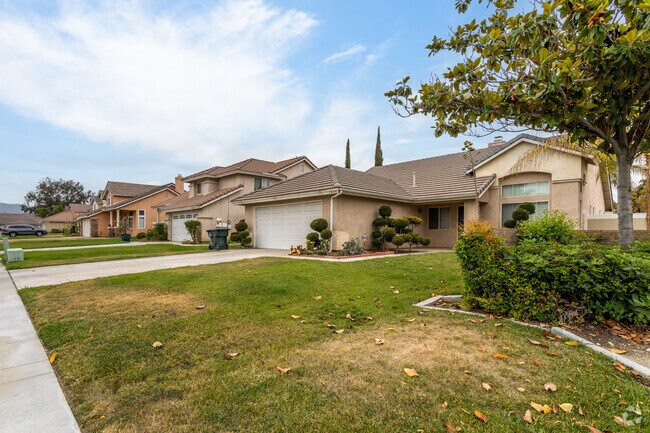 A row of tile-roofed homes graces the streets of Valley View.