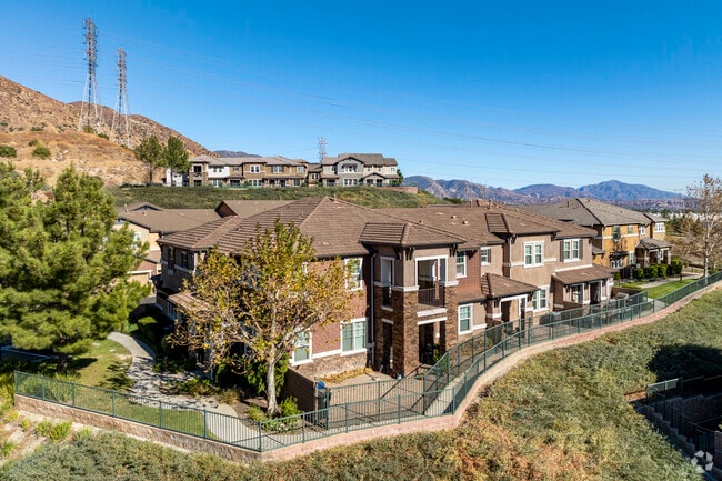 Spanish-style townhomes in Sylmar come with mountain views.