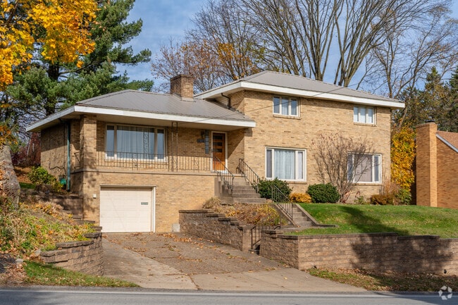 Split-level homes are located within the friendly community neighborhoods of West View Borough.