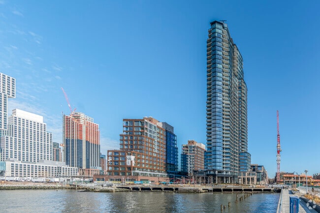 Some towers are rising on Greenpoint’s western edge in Brooklyn.