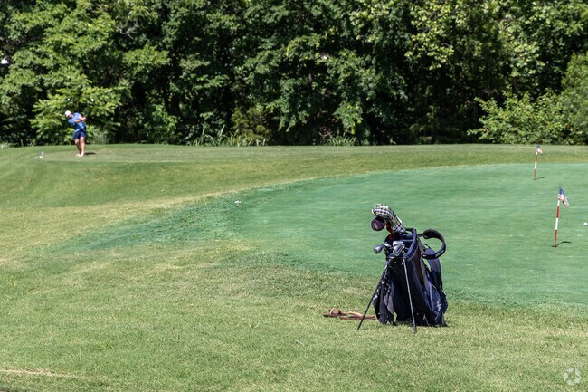 Hit up the greens at The Links of Fayetteville for driving range or full course fun.