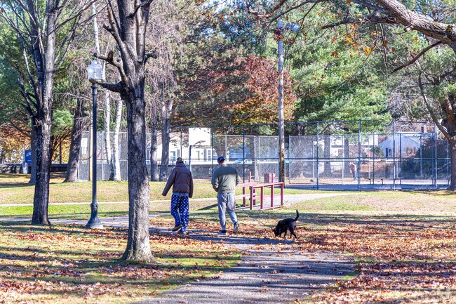 Globe District is pet-friendly with walkable paths and green spaces.