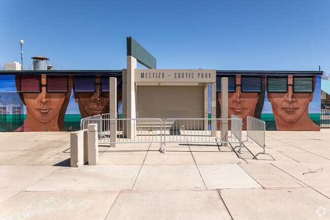 The swimming pool at Mestizo-Curtis Park is the place to be on a hot summer day.