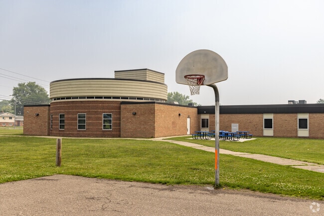 Hayes Elementary School basketball court in the city of Westland.