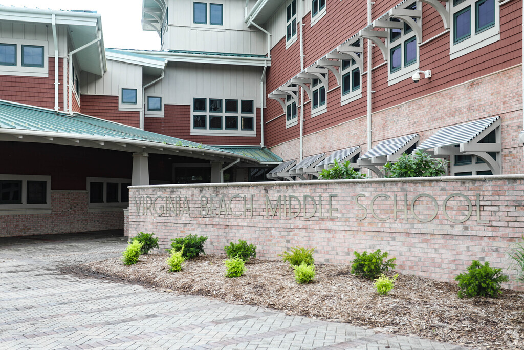 Virginia Beach Middle School serves students in the Oceanfront neighborhood.