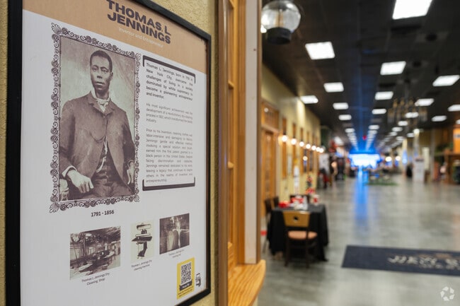 The New Black Wall Street Market, located in Stonecrest, GA, is a historic and cultural retail destination.