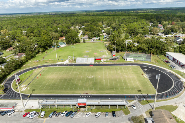 Baldwin Middle-Senior High School athletic fields in Baldwin, FL.