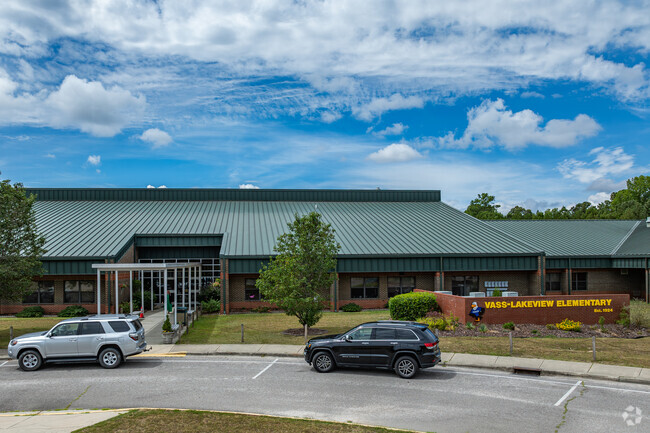 Vass-Lakeview Elementary School serves just under 500 students.