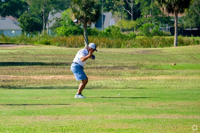 A local resident goes to Wedgefield Golf Course for a fun day outdoors.