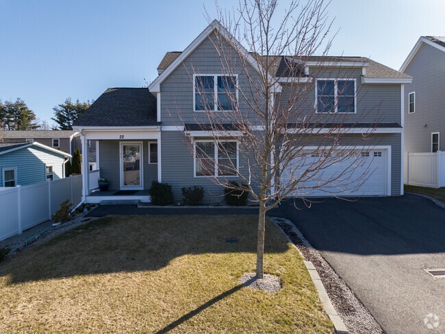 In the Mine Falls Park neighborhood, you can find newer builds such as this colonial.