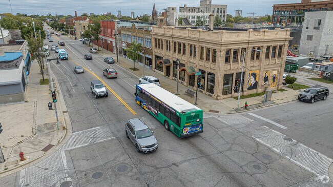 Hop on the M19 bus in Harambee and be in downtown Milwaukee in under 20 minutes.