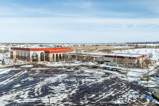 An overview of the entry at Life Christian Academy in Westminster, Colorado.