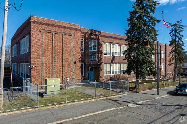 Hallen School serves students in second to twelfth grade in Reservoir-Whiskey Hill.