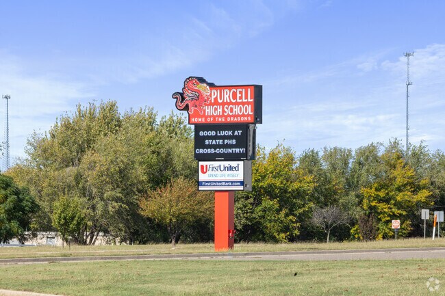 Purcell High School is home to the Dragons team.