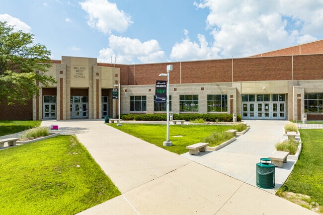 Millard West High School is very convenient for west Omaha families.