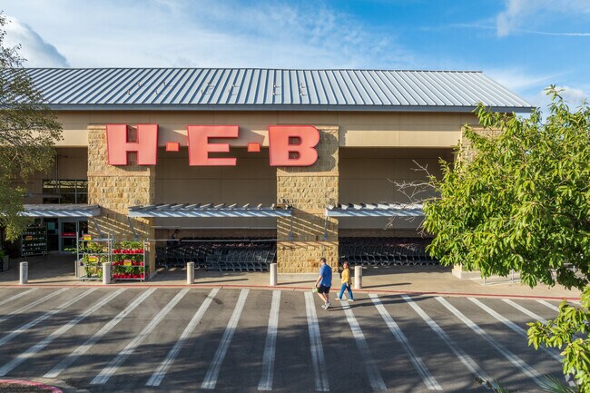 H-E-B on Brodie and Slaughter sits about a mile from Sendera.