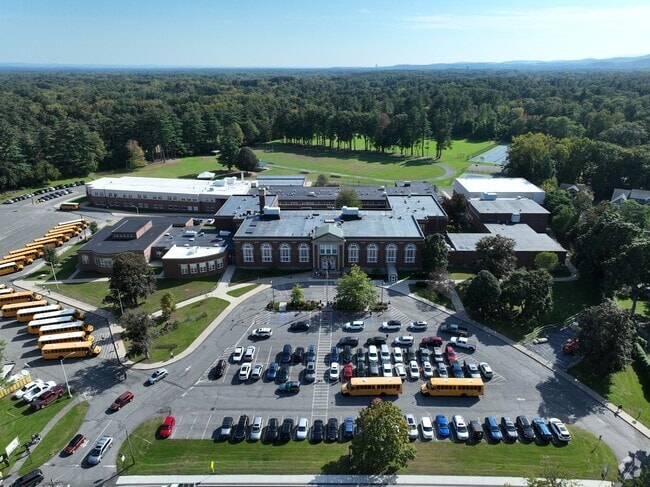 An aerial view of Bethlehem Central Middle School.