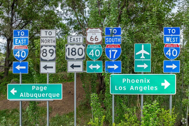 Flagstaff Meadows is a short drive to downtown Flagstaff which has many amenities.