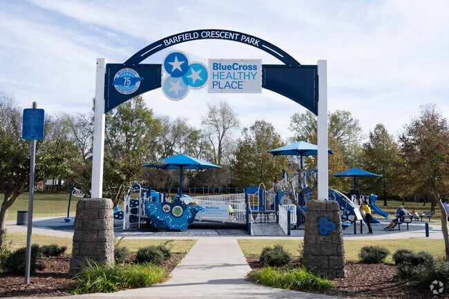 Barfield Park has a large playground in the Plainview neighborhood.