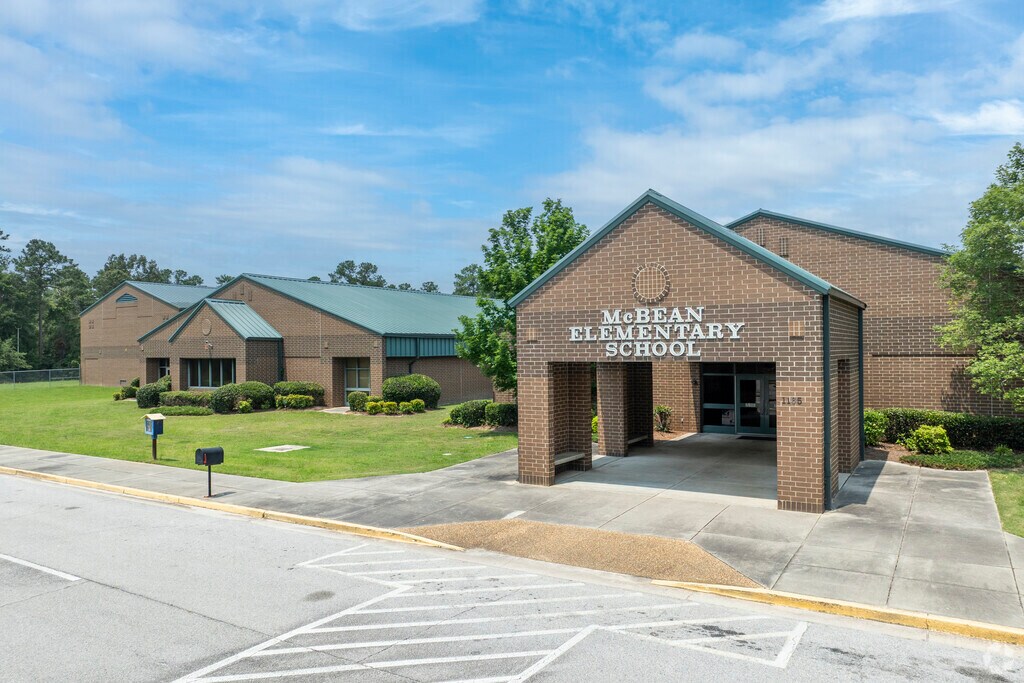 McBean Elementary School bears the community’s name and educates children in the heart of McBean.