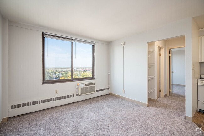 1BR,1BA - 405SF - Living Room