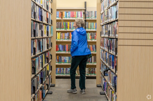 Locals gather at Southampton Library for quiet study and community events.