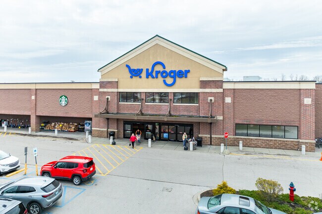 Residents of Maysville pick up groceries and home goods at Kroger.