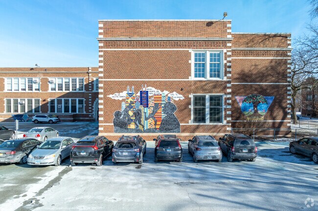Horace Mann School serves grades PK, K-8.