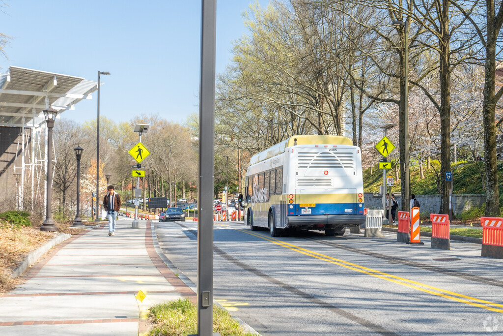 Georgia Tech students in Home Park can take the Stinger buses on and off campus.