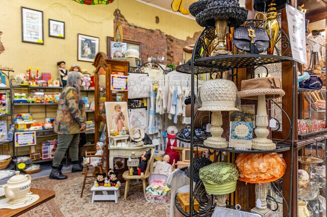 Find all sorts of eclectic items and antiques in downtown Clinton.