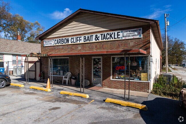 Carbon Cliff Bait & Tackle serves local anglers.