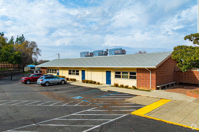 Plenty of parking is available at Warren T. Eich Middle School.
