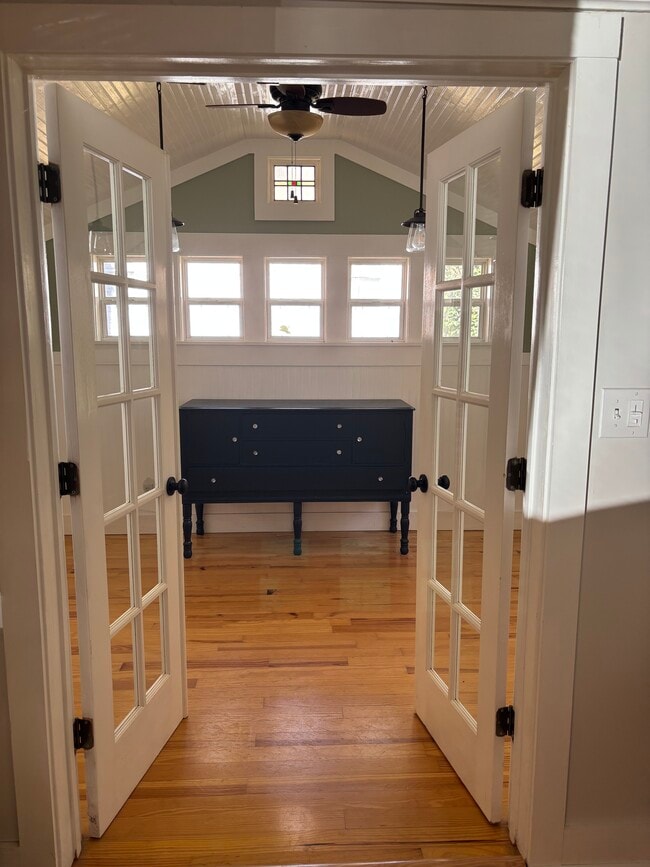 Sunroom off of living room