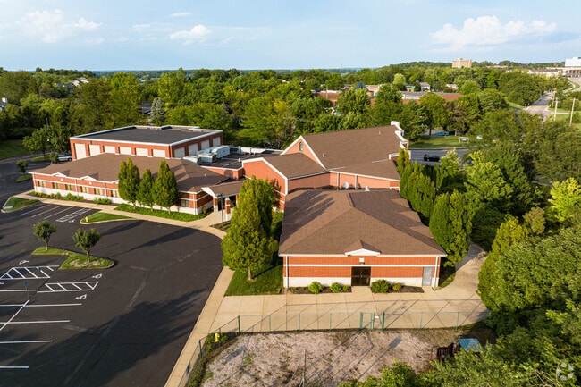 Nice alternative angle showing the structural design of Westminster Christian Academy.