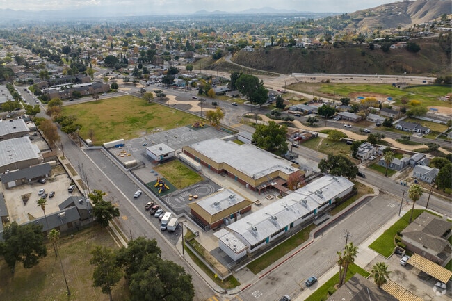 Arrowhead Elementary offers a sprawling campus when viewed from above.