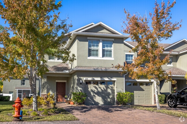 Townhomes with attached garages and lush lawns offer an attractive home for many in Medulla.