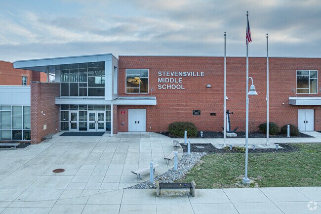 Stevensville Middle School is a public school serving grades 6-8 in Chester, MD.
