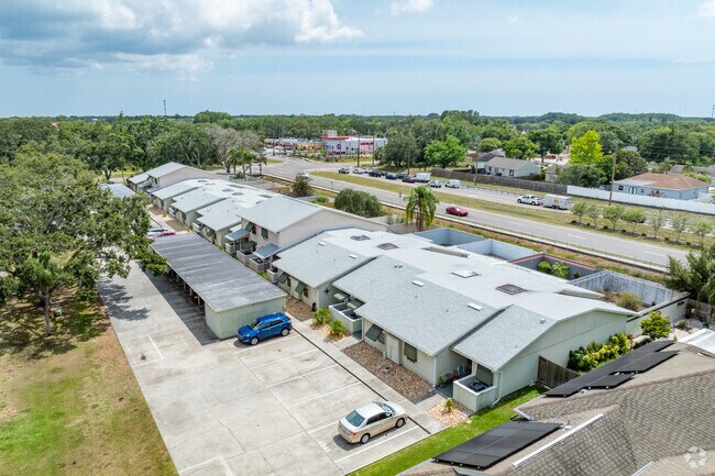 Riverside Village is conveniently located near Little Road chock full of retail and restaurants.