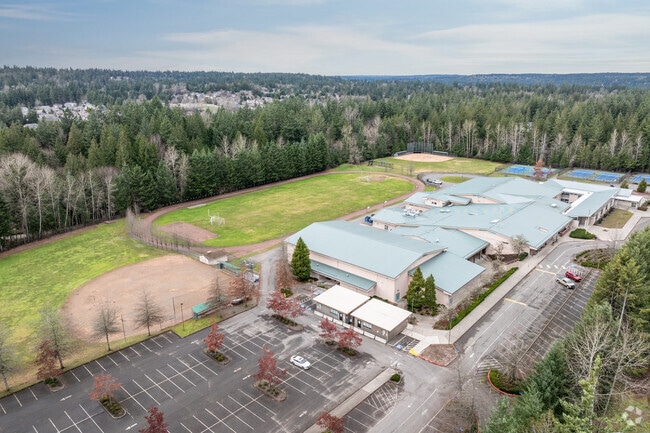 Inglewood Middle School aerial view.