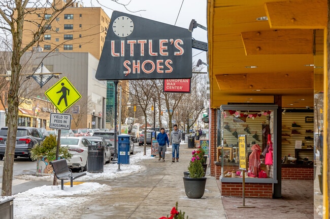 Squirrel Hill South is home to Little Shoes, which sells a huge variety of shoes.