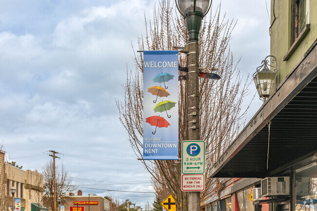 Downtown Kent is a historic neighborhood with nice walkability and tons of local charm.