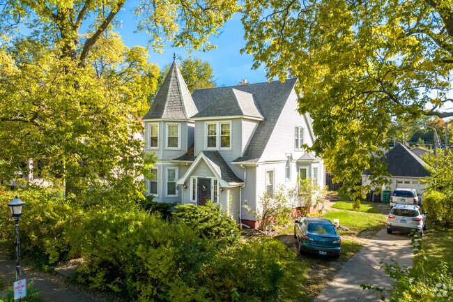 Two story Queen Anne-Style home located in Pekin, IL.