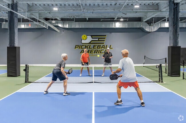 Pickleball America, located inside the Stamford Town Center, is a popular recreational spot.